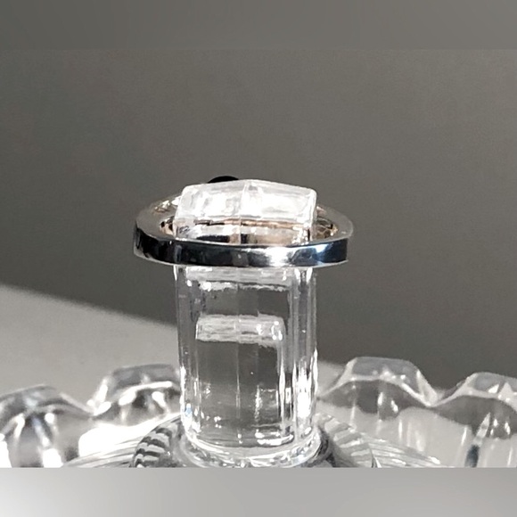 ❤️HP❤️Sterling Silver Blue Sapphire and White CZ’s Ring - Picture 3 of 10